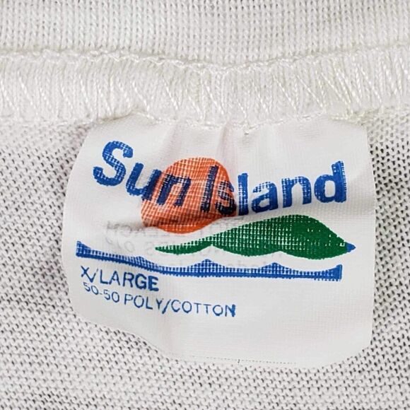 Jamaica Red Stripe Beer Shirt Adult Size XL White Short Sleeve Tee Mens - Picture 5 of 7